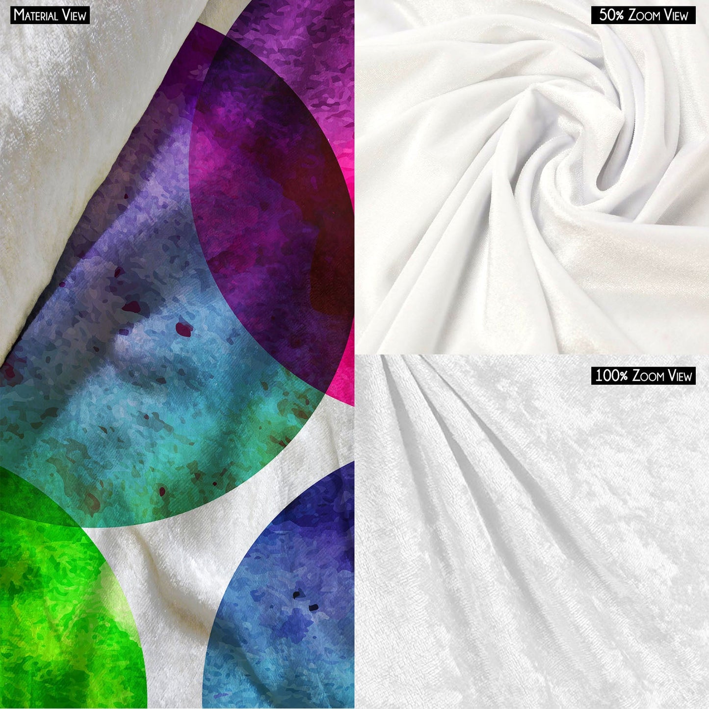 Circles On White D1 Reusable Sack Bag | Bag for Gym, Storage, Vegetable & Travel