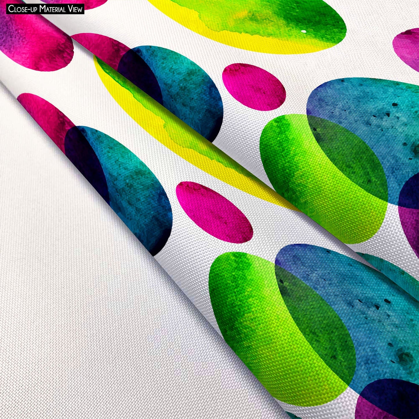 Circles On White D2 Reusable Sack Bag | Bag for Gym, Storage, Vegetable & Travel