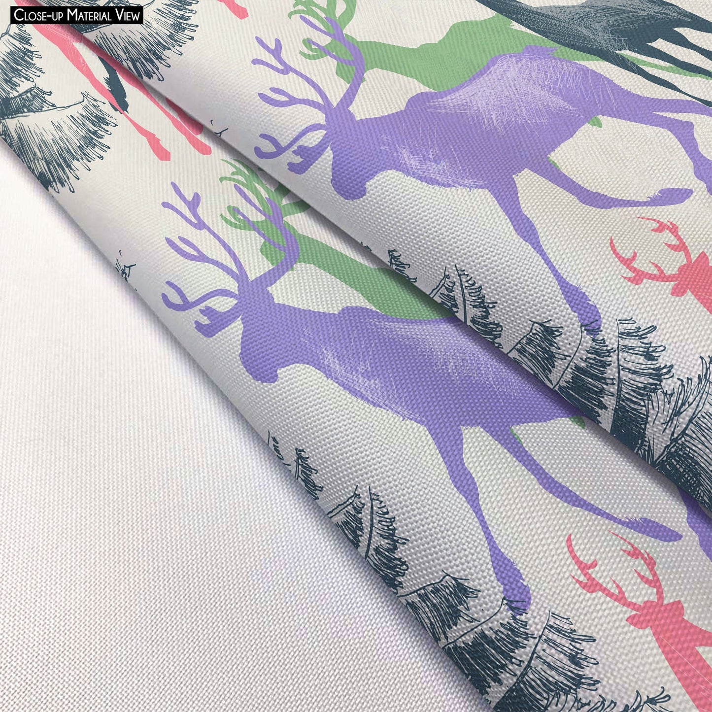 Deer & Pine Reusable Sack Bag | Bag for Gym, Storage, Vegetable & Travel