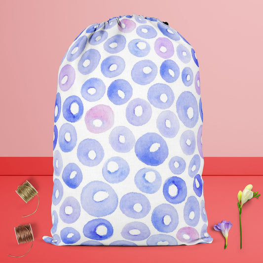 Watercolor Drops D4 Reusable Sack Bag | Bag for Gym, Storage, Vegetable & Travel