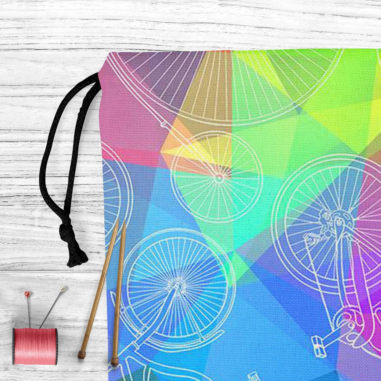 Bicycles D6 Reusable Sack Bag | Bag for Gym, Storage, Vegetable & Travel