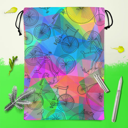 Bicycles D7 Reusable Sack Bag | Bag for Gym, Storage, Vegetable & Travel