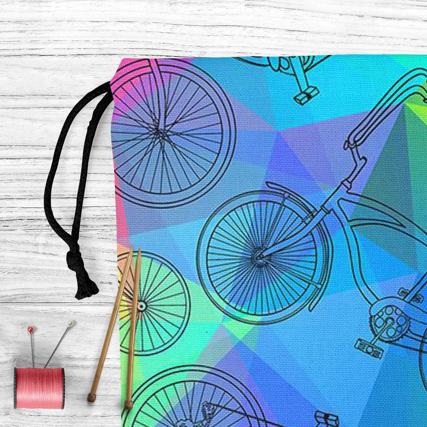 Bicycles D7 Reusable Sack Bag | Bag for Gym, Storage, Vegetable & Travel