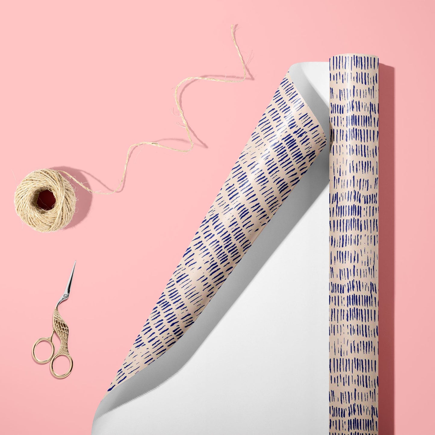Japanese Shibori Stripes D1 Art & Craft Gift Wrapping Paper