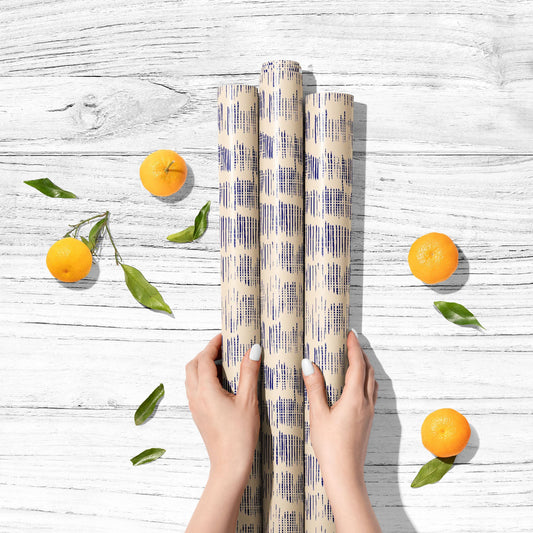 Japanese Shibori Stripes D2 Art & Craft Gift Wrapping Paper