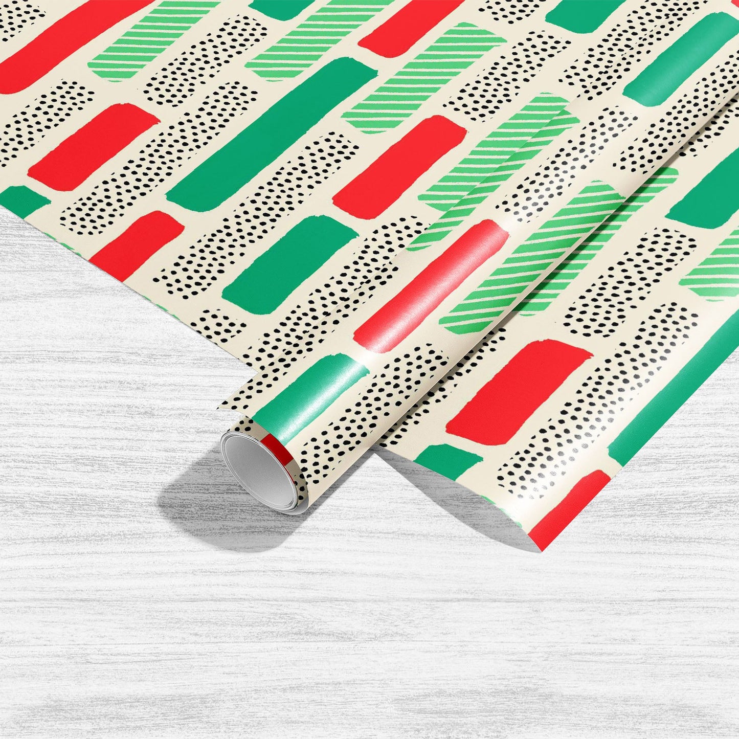 Brush Stroke Repeating Art Art & Craft Gift Wrapping Paper