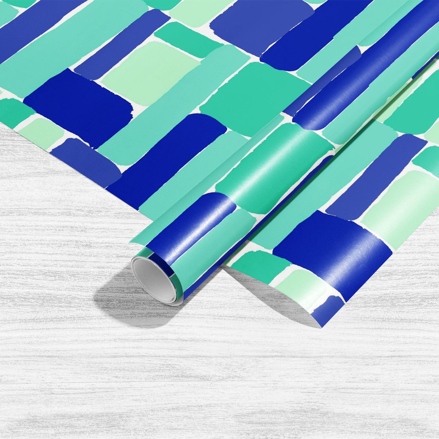 Brush Stroke Repeating Style D1 Art & Craft Gift Wrapping Paper