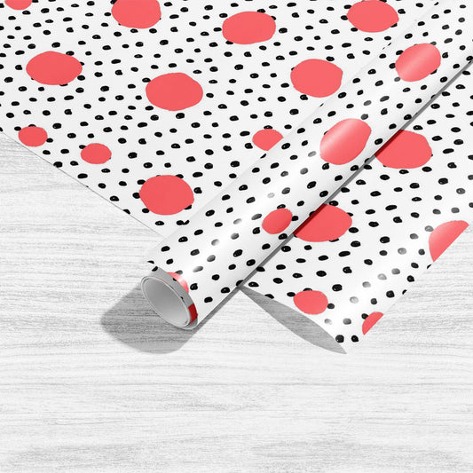 Round Shaped Repeating Style Art & Craft Gift Wrapping Paper