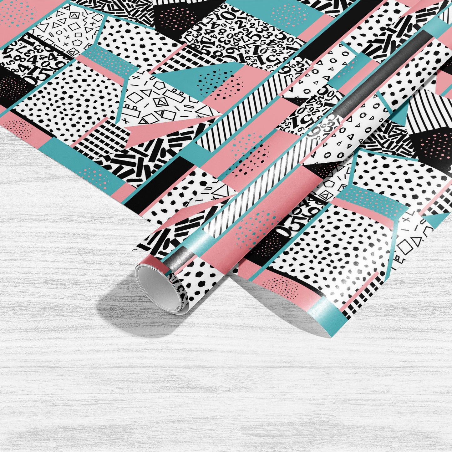 Abstract Patchwork Art D1 Art & Craft Gift Wrapping Paper