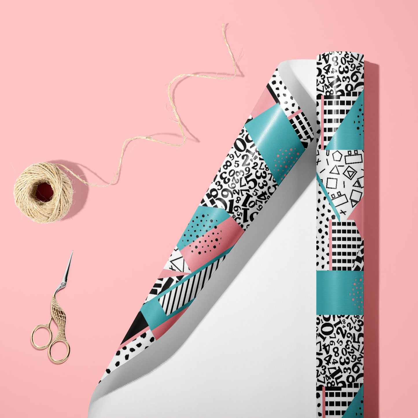 Abstract Patchwork Art D1 Art & Craft Gift Wrapping Paper