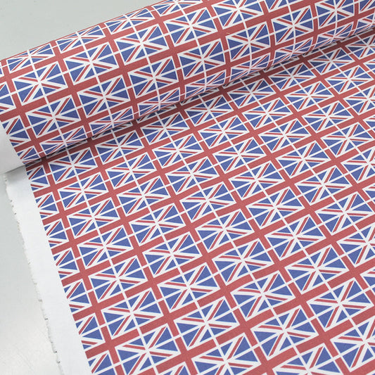 Medium Weight Cotton - Straight Union Jacks